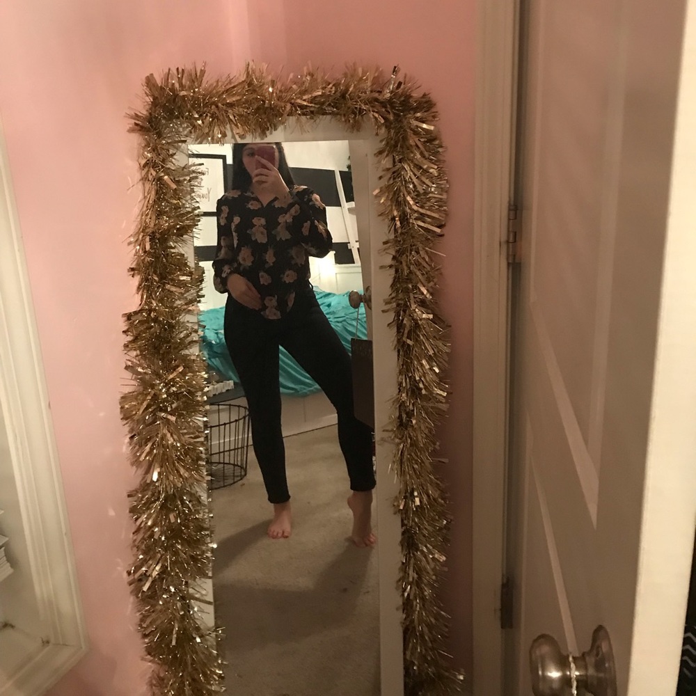 Floral long sleeve blouse